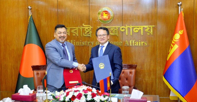 বাংলাদেশ ও মঙ্গোলিয়ার মধ্যে ভিসা অব্যাহতি চুক্তি স্বাক্ষরিত