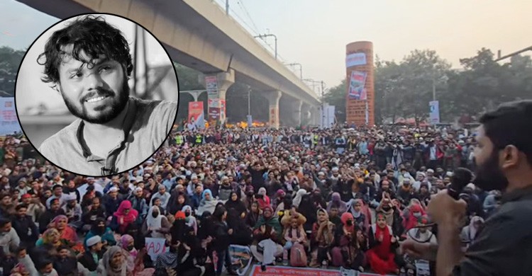 হাদি হত্যার বিচার দাবিতে শাহবাগ অবরোধ, বন্ধ যান চলাচল