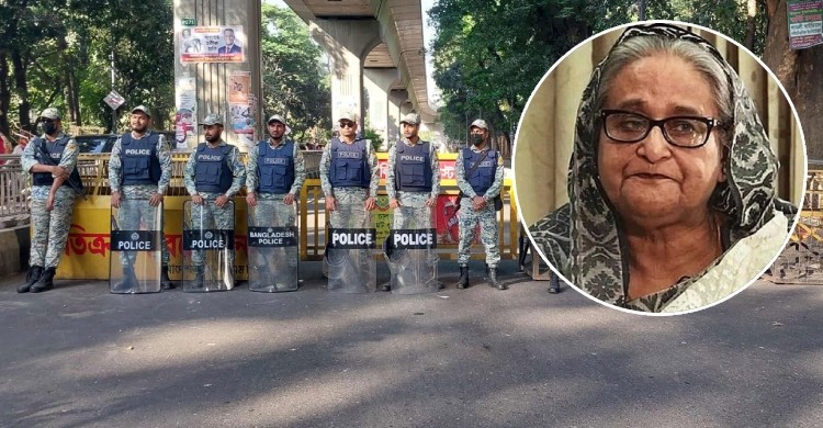 শেখ হাসিনার রায় ঘিরে রাজধানীজুড়ে সর্বোচ্চ নিরাপত্তা