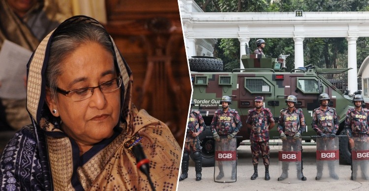 হাসিনার বিরুদ্ধে মামলার রায়ের তারিখ ঘোষণা আজ, ঢাকায় নিরাপত্তা জোরদার