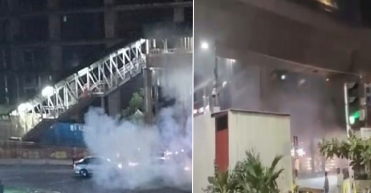 কারওয়ান বাজার ও মিরপুরে মেট্রো স্টেশনের নিচে ককটেল বিস্ফোরণ