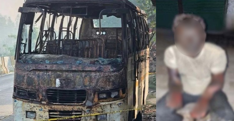 মানিকগঞ্জে স্কুলবাসে আগুন, দগ্ধ সেই চালক মারা গেছেন