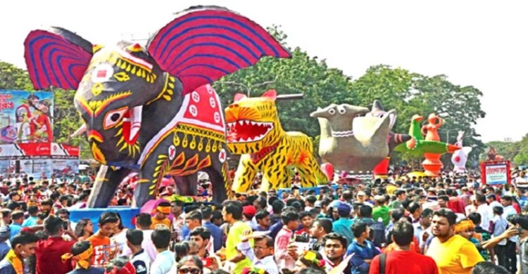 আজ পহেলা বৈশাখ, আনন্দে মেতেছে সারা দেশ