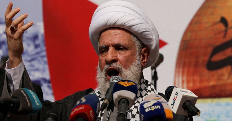 ইসরায়েলের বিরুদ্ধে শেষ পর্যন্ত লড়াই চালিয়ে যাওয়ার ঘোষণা হিজবুল্লাহ প্রধানের