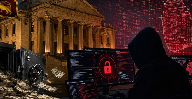 শ্রীলঙ্কার অর্থমন্ত্রণালয়ের সিস্টেমে সাইবার হামলা, ২৫ লক্ষ ডলার লোপাট