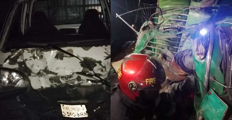 মৌলভীবাজারে পিকআপ ভ্যান–অটোরিকশা সংঘর্ষে চালকসহ নিহত ৩