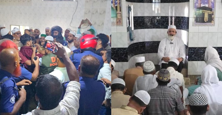 পাবনায় নিজামীপুত্রের ইমামতি নিয়ে মসজিদে বিএনপি-জামায়াত হাতাহাতি