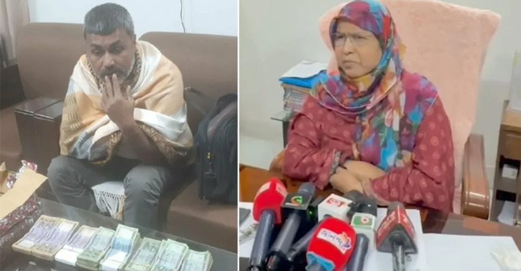 ১৫ লাখের চুক্তি, সাত লাখ টাকা ঘুস নিয়ে আসায় শিক্ষক আটক