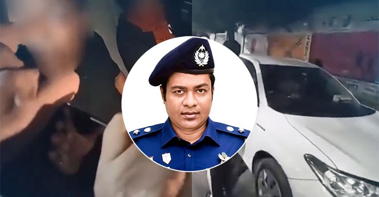 পুলিশের গাড়ির মধ্যে নারীসহ আপত্তিকর অবস্থায় ধরা পড়লেন পুলিশ সুপার