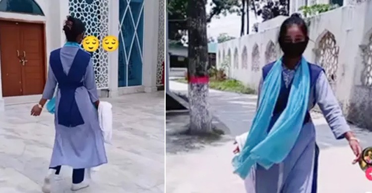 মসজিদে টিকটক করায় বিদ্যালয় থেকে ছাত্রী বহিষ্কার