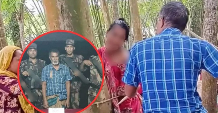 চুরির অভিযোগে স্ত্রীকে গাছে বেঁধে পেটানো সেই স্বামী ইয়াবাসহ গ্রেপ্তার