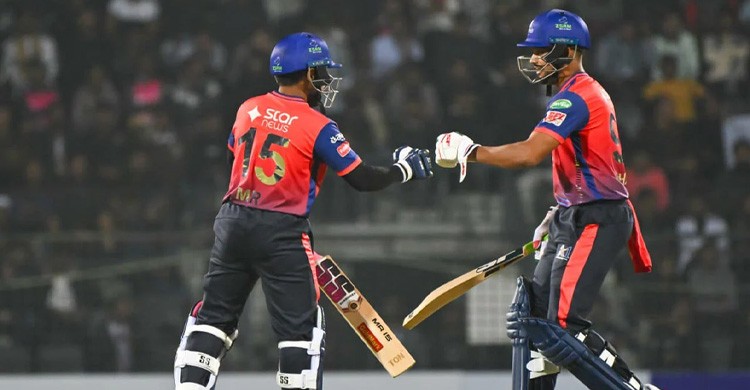 শান্তর ঝড়ো সেঞ্চুরিতে সিলেটকে উড়িয়ে দিল রাজশাহী