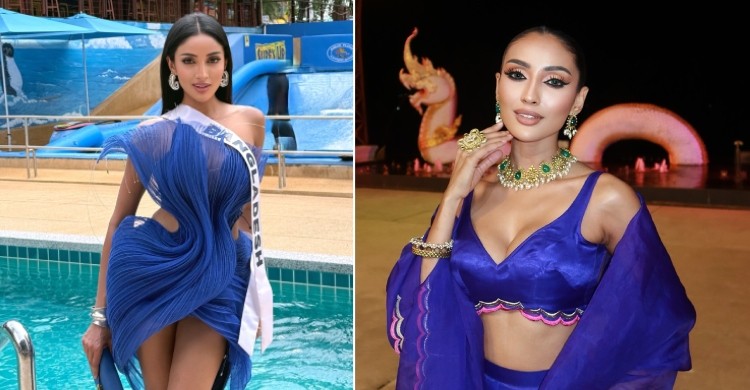 সবাইকে পেছনে ফেলে মিস ইউনিভার্সে শীর্ষে বাংলাদেশের মিথিলা