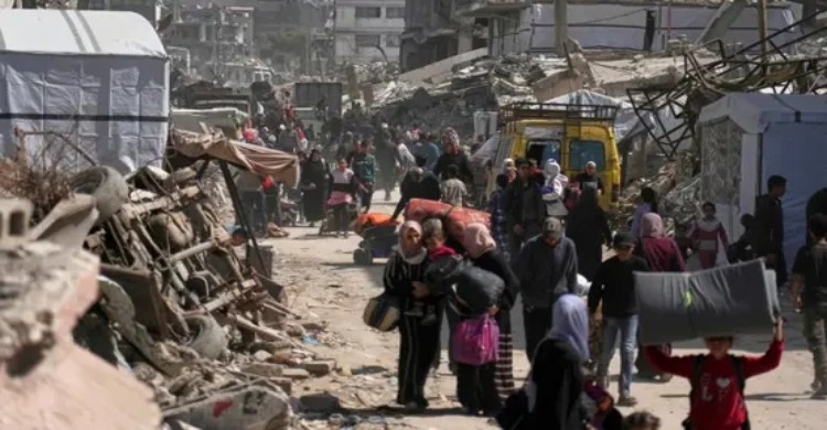 গাজায় প্রায় ৩ লাখ বাড়ি ধ্বংস, তাঁবুতেই শীত কাটাচ্ছেন ফিলিস্তিনিরা