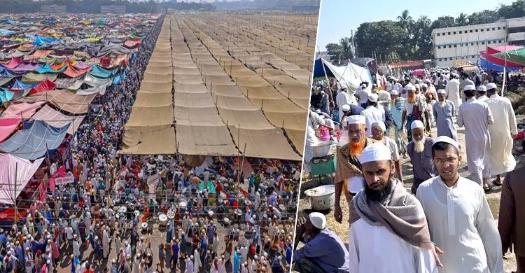 টঙ্গীতে শুরু হলো ৫ দিনব্যাপী জোড় ইজতেমা