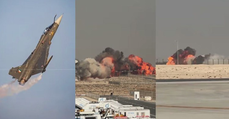 দুবাই এয়ার শো'তে ভারতের 'তেজস' যুদ্ধবিমান বিধ্বস্ত, পাইলট নিহত