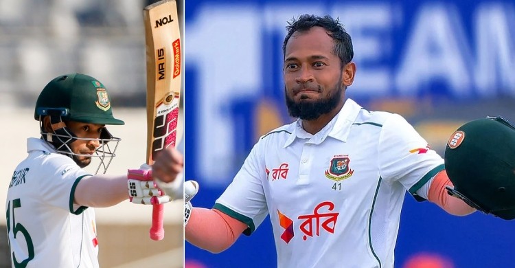 শততম টেস্টে সেঞ্চুরি করে ইতিহাসের পাতায় মুশফিক