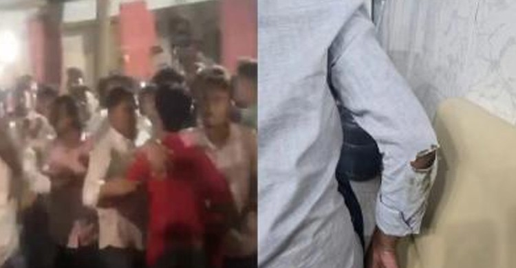 শাহবাগে সাংবাদিকদের ওপর হামলা, জড়িত ঢাবি ছাত্রদল নেতারা