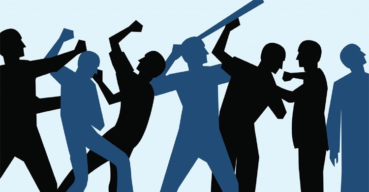 খাদ্যবান্ধব কার্ড ভাগাভাগি নিয়ে যুবদল নেতা ও গ্রাম পুলিশের মারামারি