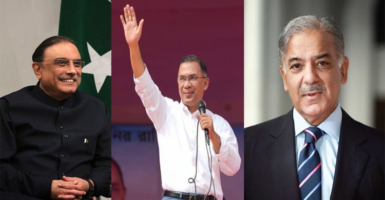 তারেক রহমানকে অভিনন্দন জানালেন পাকিস্তানের প্রেসিডেন্ট ও প্রধানমন্ত্রী