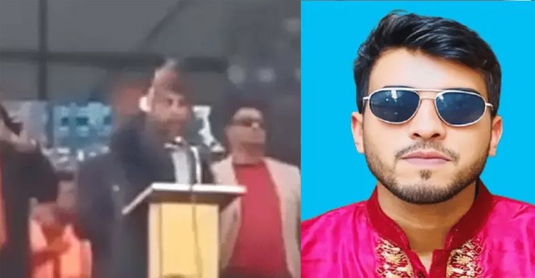 তারেক রহমানের মঞ্চে ছাত্রদল নেতা বললেন, ‘হাজার বার জয় বাংলা স্লোগান দেব’