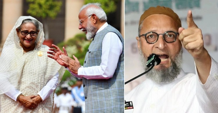 আপনার ‘বোন’কে আগে বাংলাদেশে পাঠান, মোদিকে ওয়াইসি