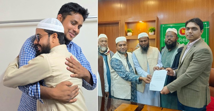 হাসনাতকে সমর্থন জানিয়ে প্রার্থিতা প্রত্যাহার করলেন খেলাফত মজলিসের প্রার্থী