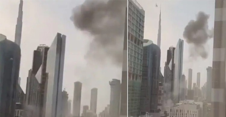 শক্তিশালী বিস্ফোরণে কেঁপে উঠল দুবাই