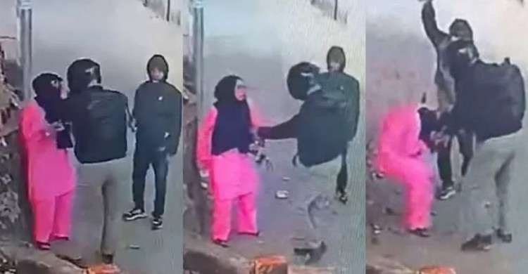 সিলেটে কলেজছাত্রীর পথ রোধ করে ছিনতাইয়ের চেষ্টা, সিসিটিভি ফুটেজ ভাইরাল